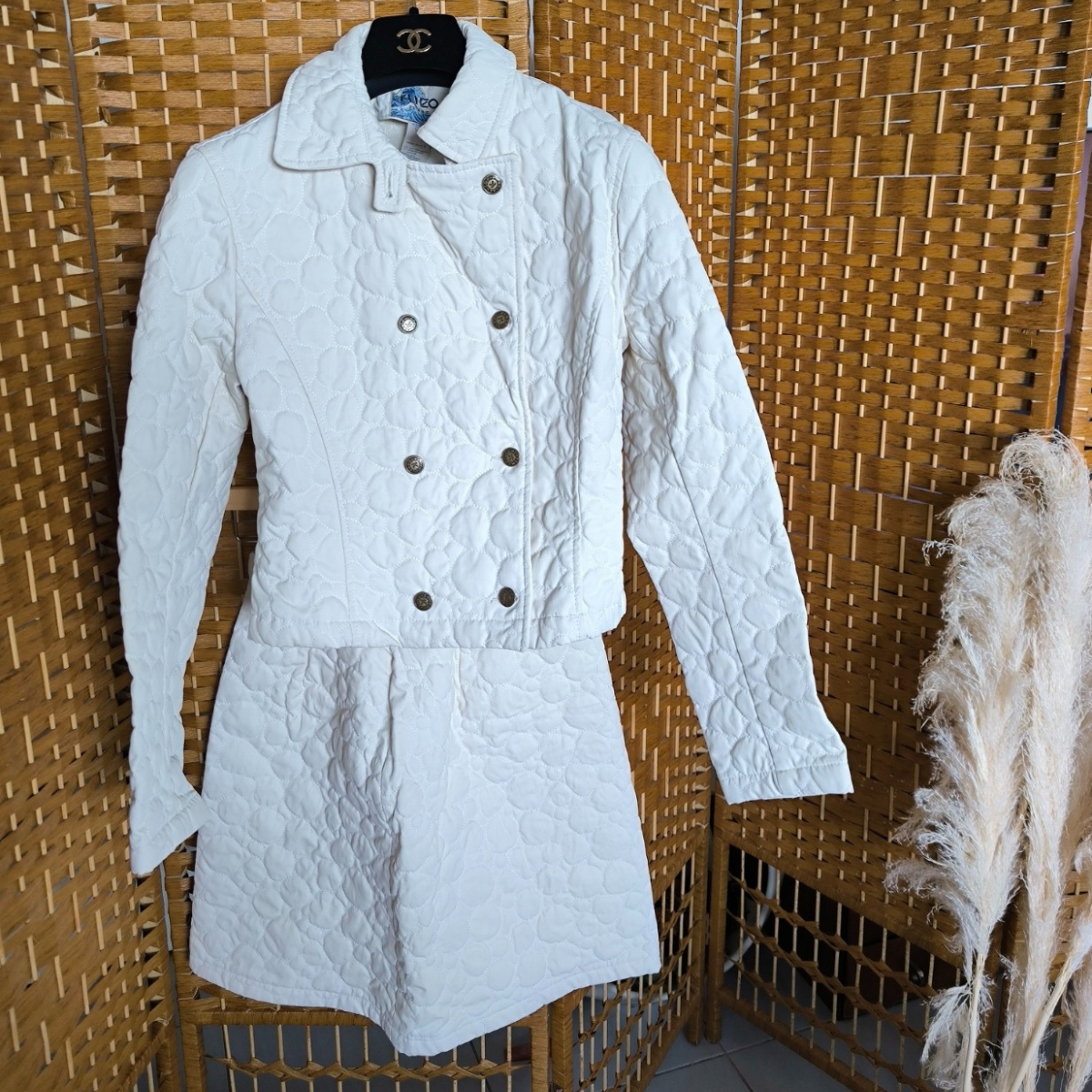 Ensemble matelassé Kenzo Jeans vintage