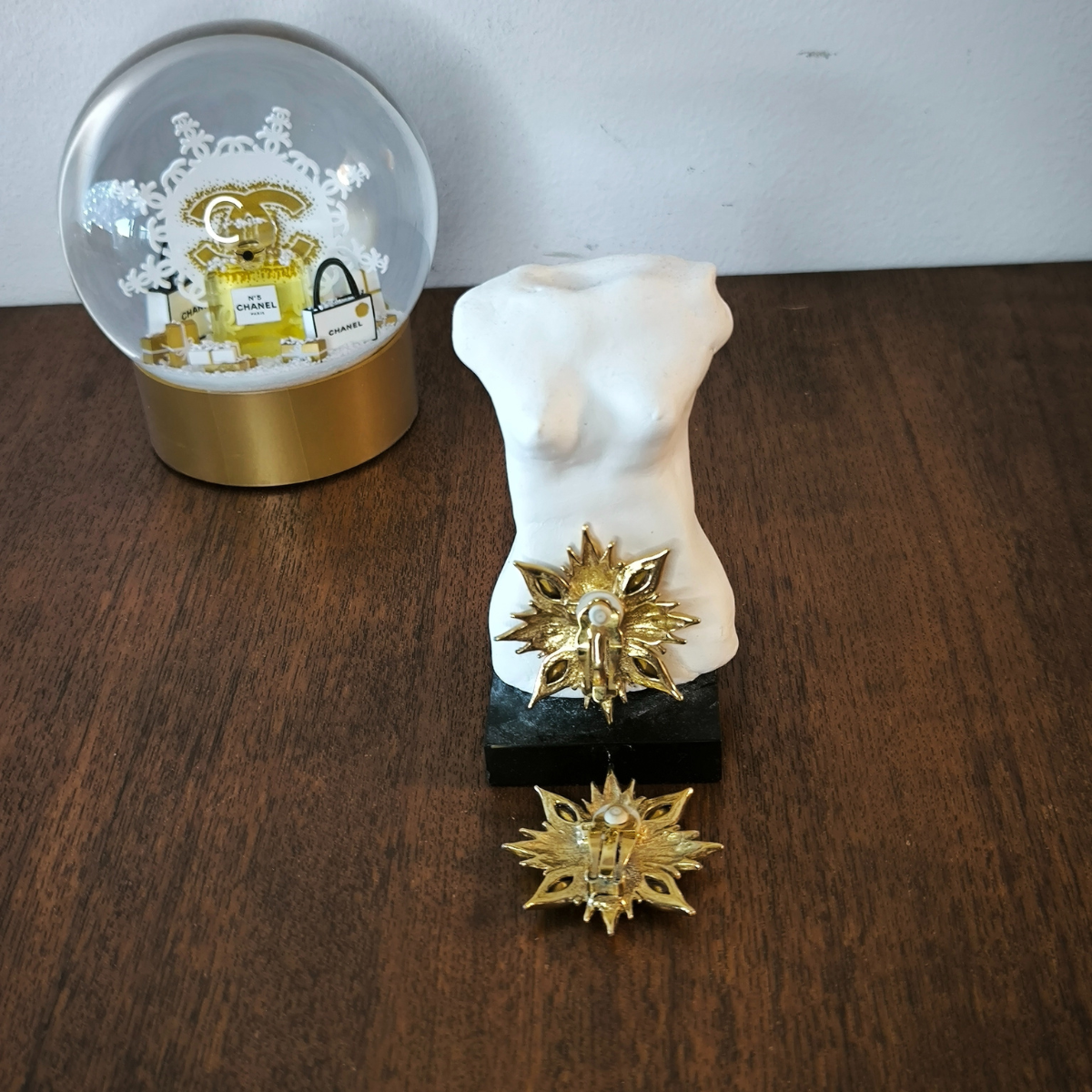 Boucles d'oreilles clip vintage Guy Laroche