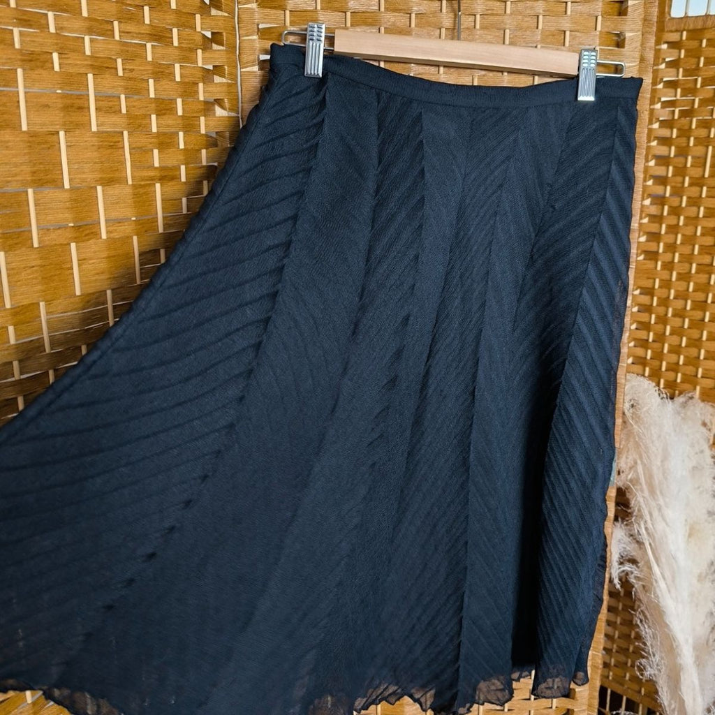 Jupe plissée à chevron Emporio Armani