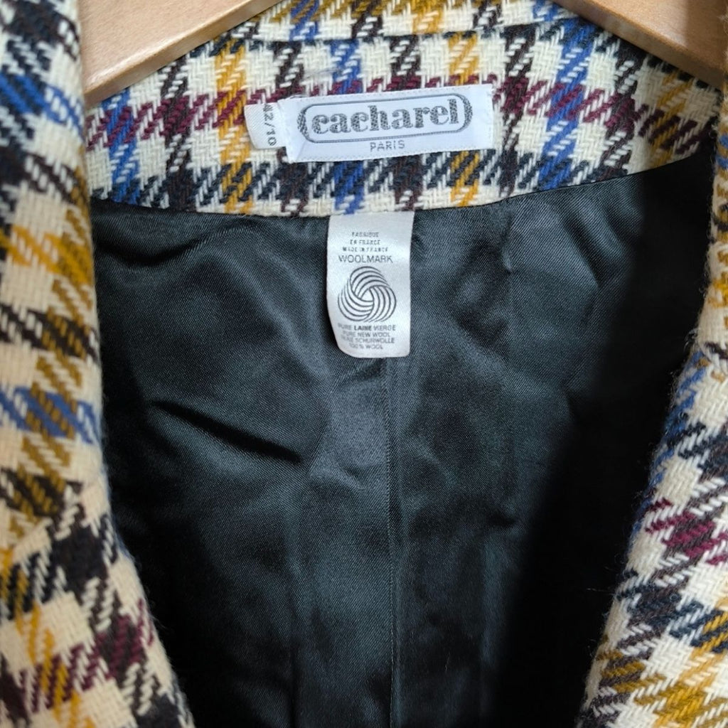 Blazer en laine vintage Cacharel
