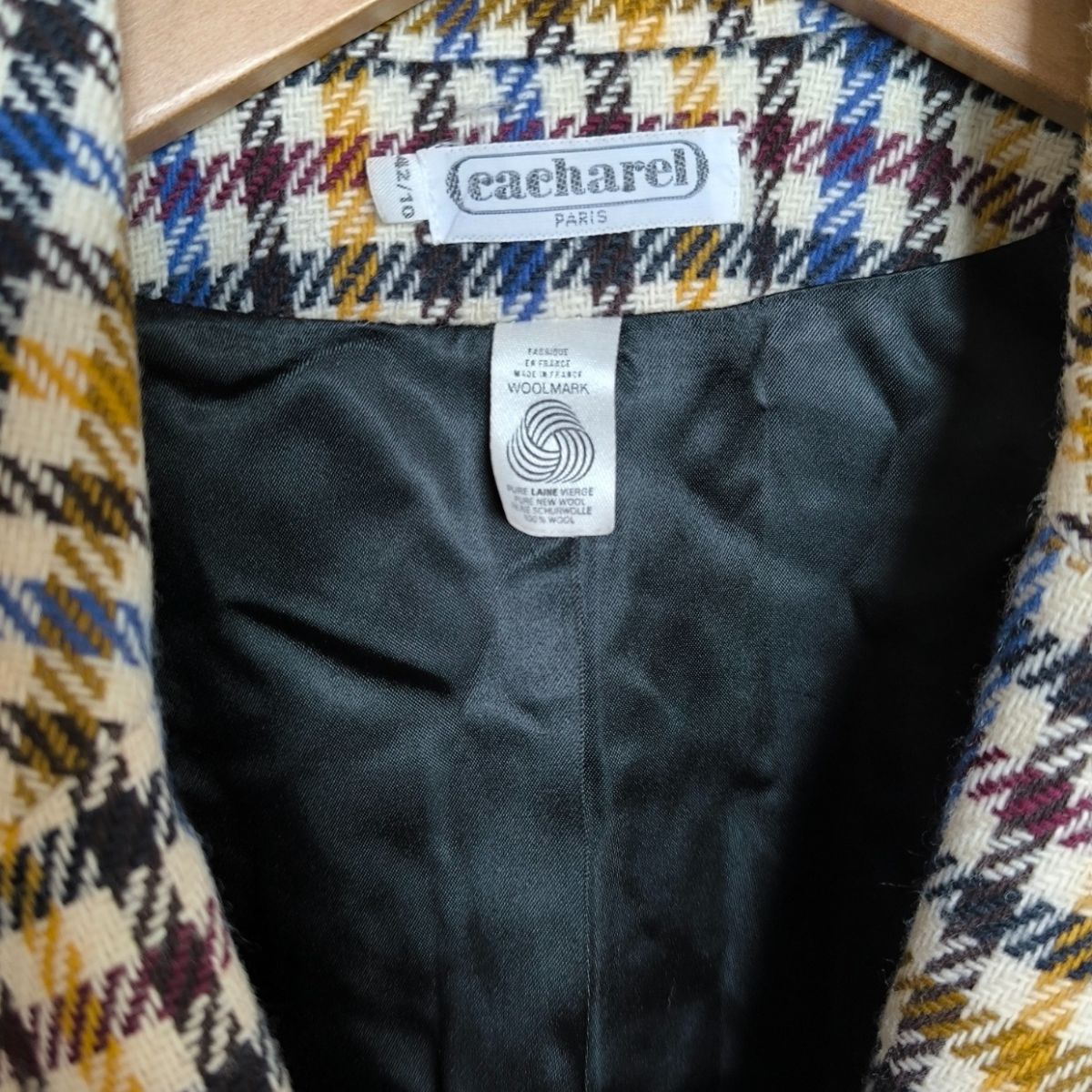 Blazer en laine vintage Cacharel