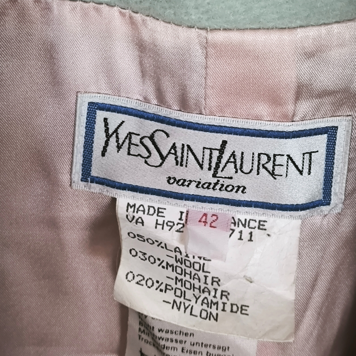 Manteau Yves Saint Laurent vintage