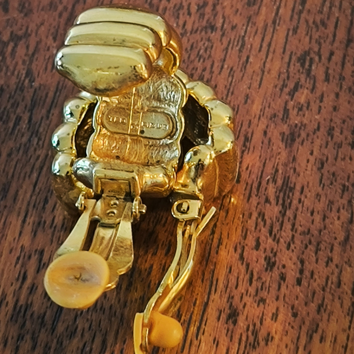 Boucles d'oreilles clip vintage Ted Lapidus