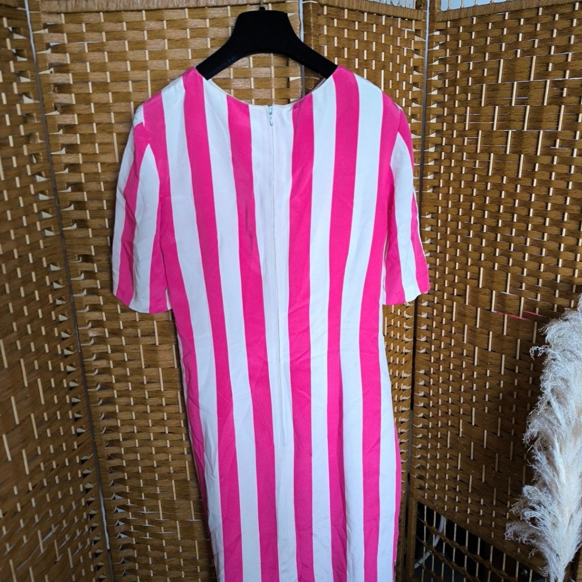 Robe à manches courte vintage en soie Louis Féraud.