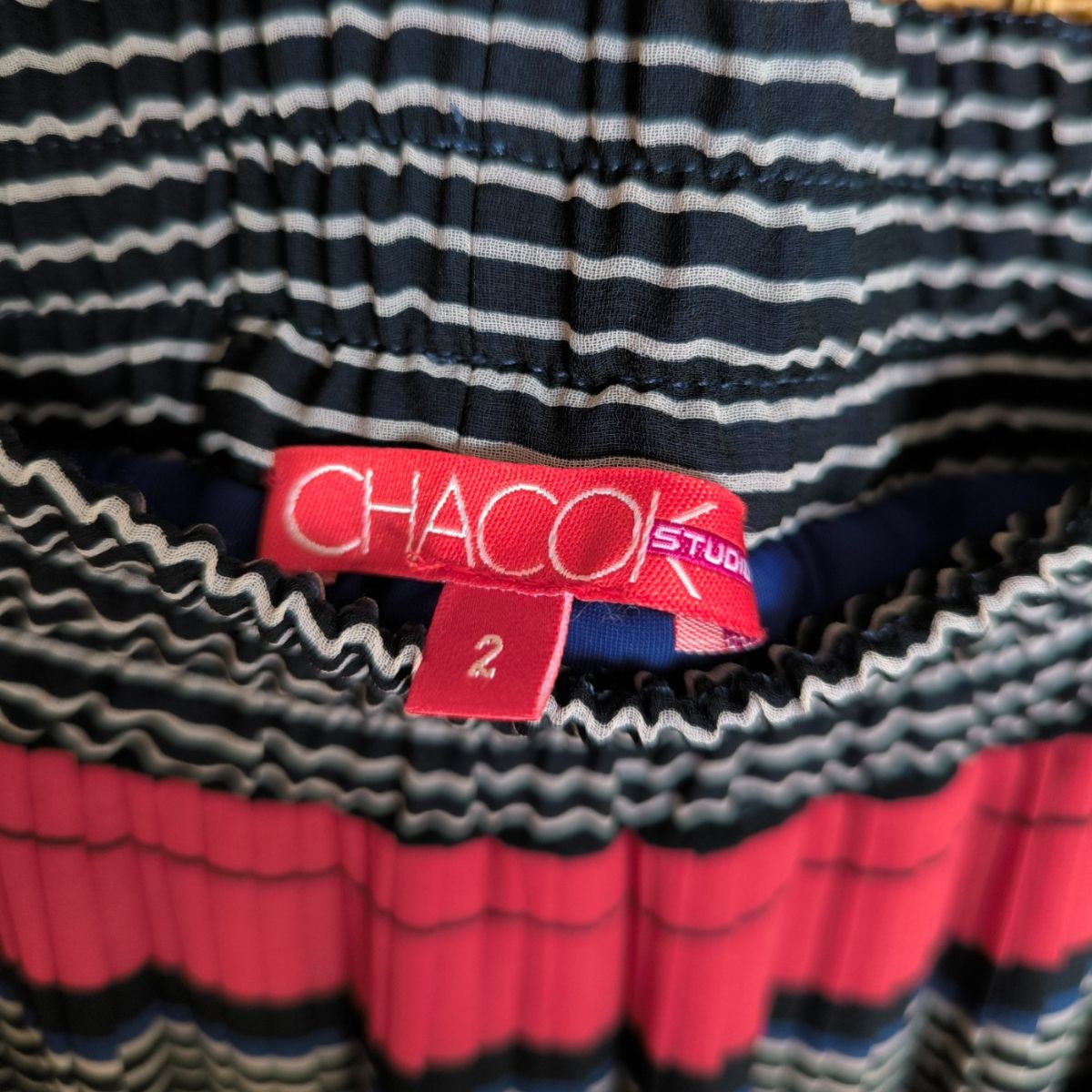Jupe plissée vintage Chacok
