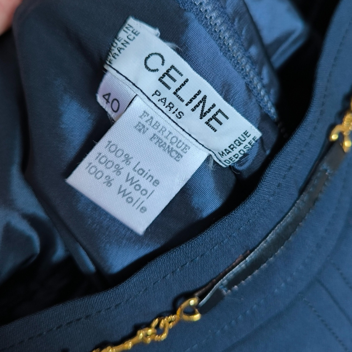 Jupe midi vintage Céline