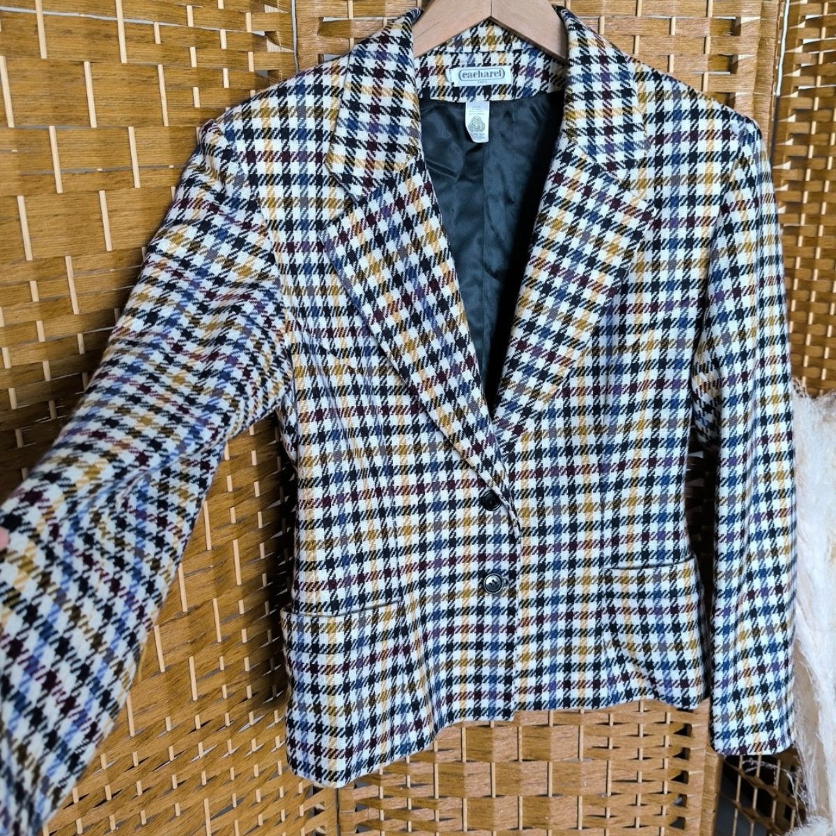 Blazer en laine vintage Cacharel