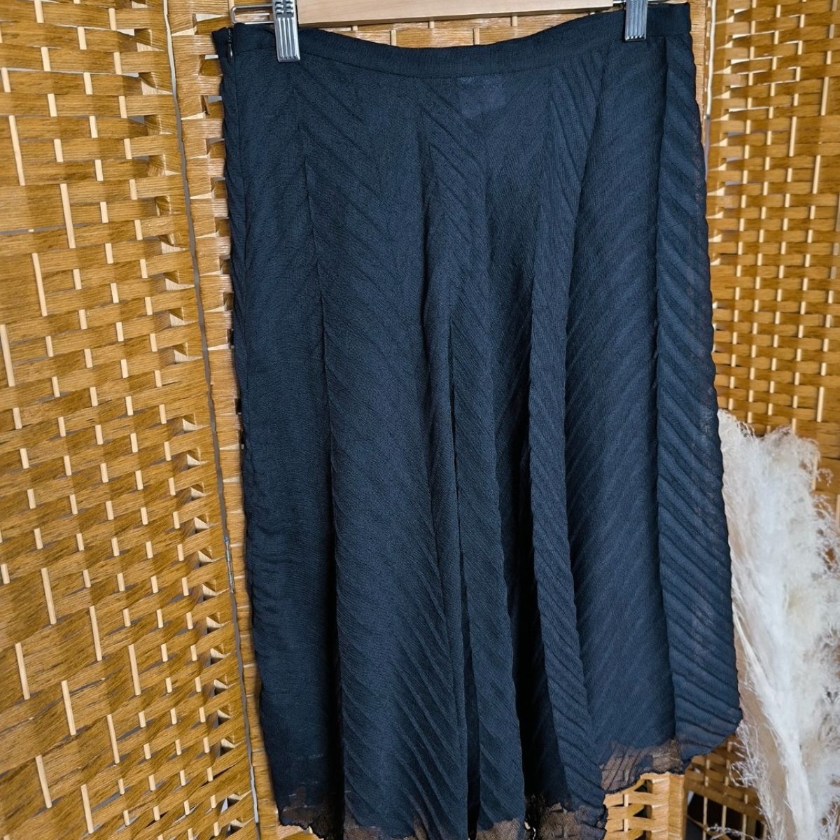 Jupe plissée à chevron Emporio Armani