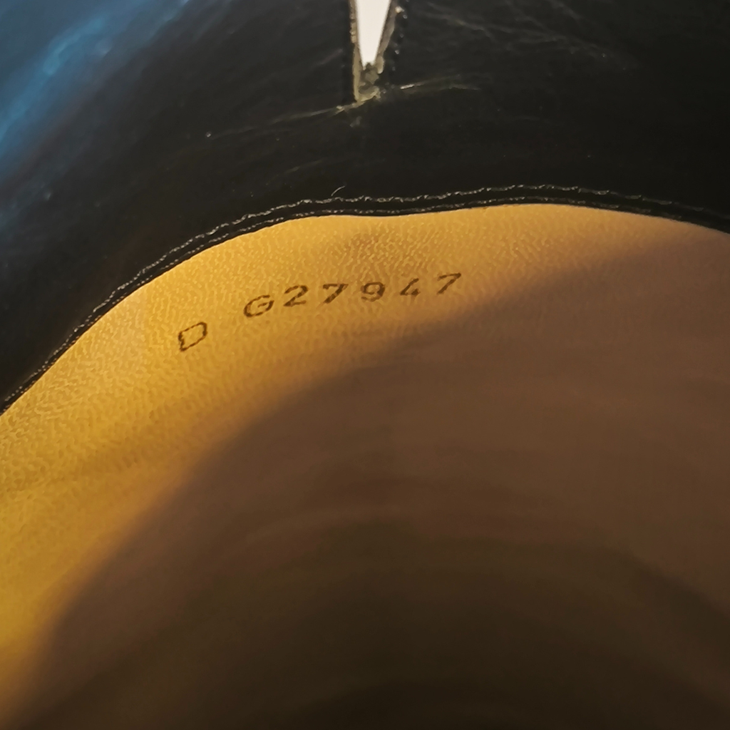 Bottes hautes Chanel en cuir