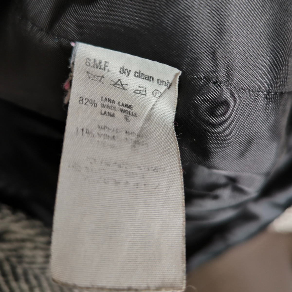 Veste chaude vintage Gianfranco Ferre