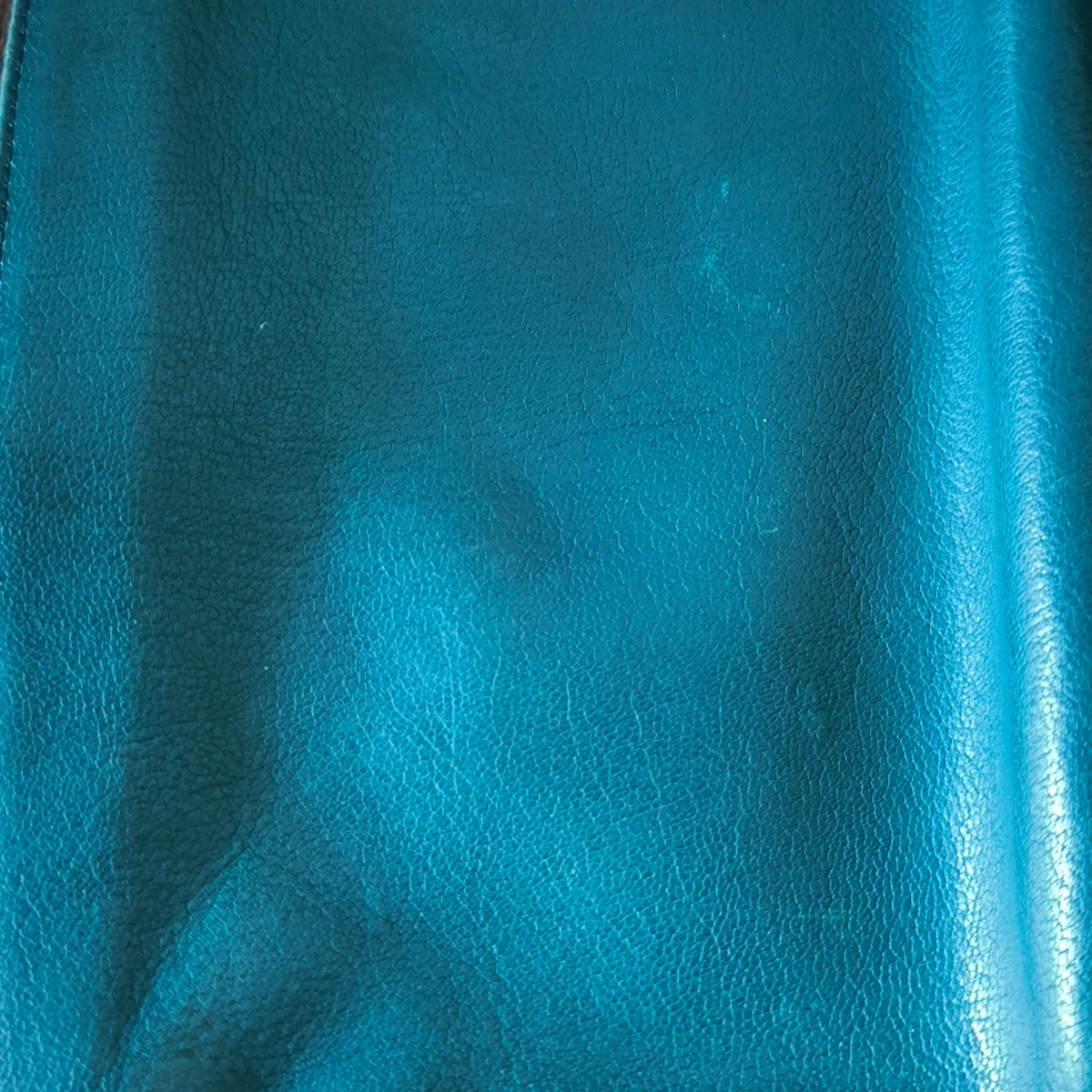 Sac à bandoulière en cuir vert sombre vintage