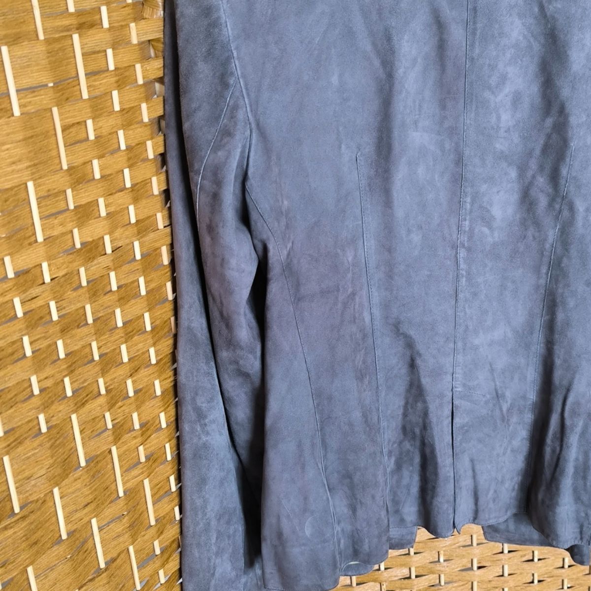 Veste en suede et soie Salvatore Ferragamo.