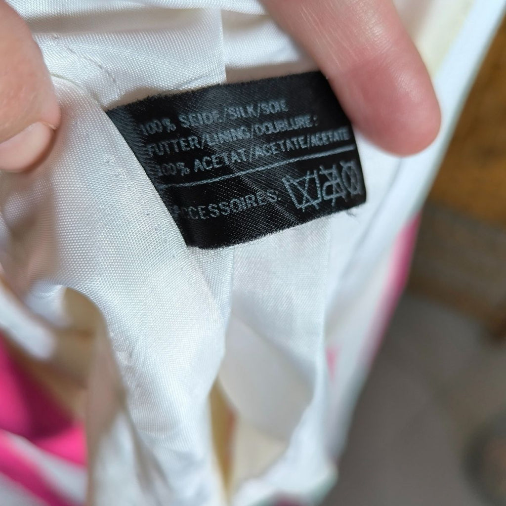 Robe à manches courte vintage en soie Louis Féraud.