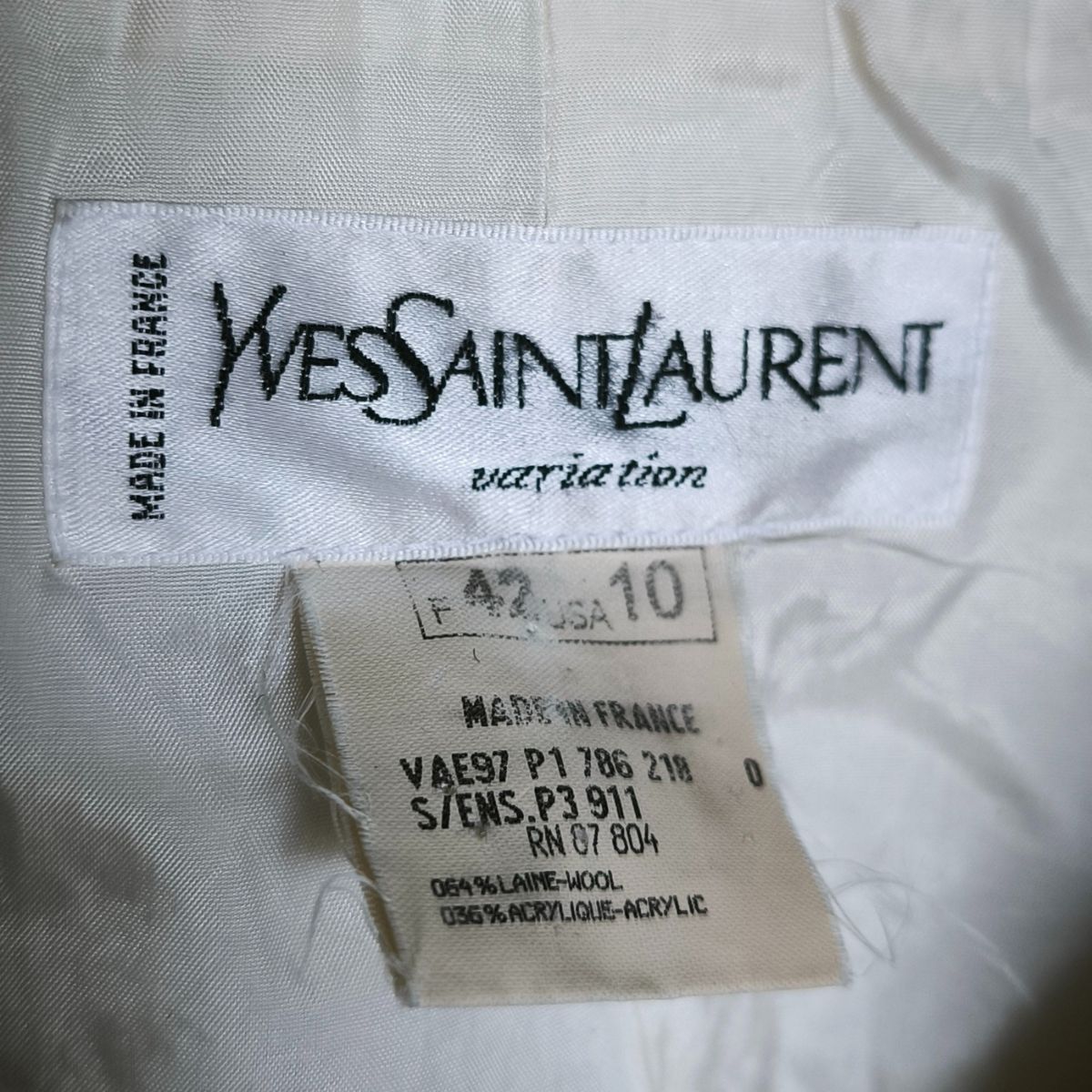 Ensemble tailleur vintage Yves Saint Laurent vintage